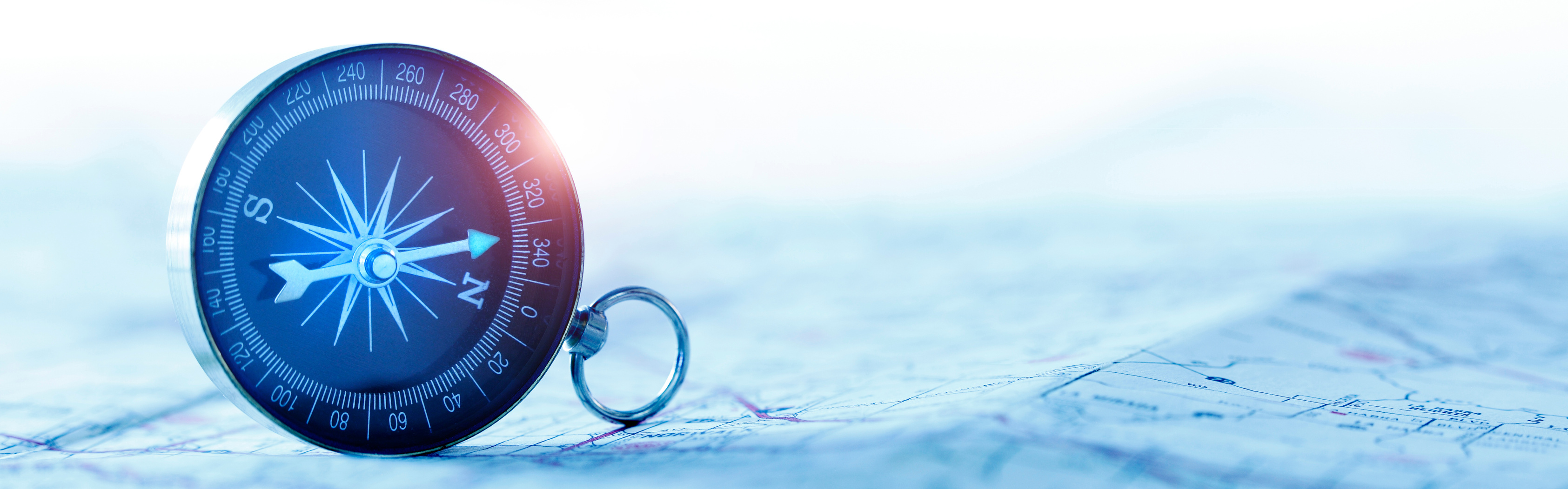 Compass And Road Map